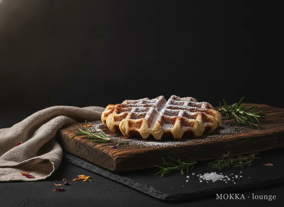 Brusselse Wafel met Bloemsuiker