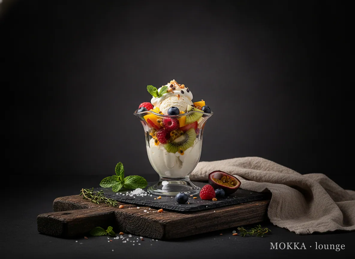 Coupe Gemengd met Fruit