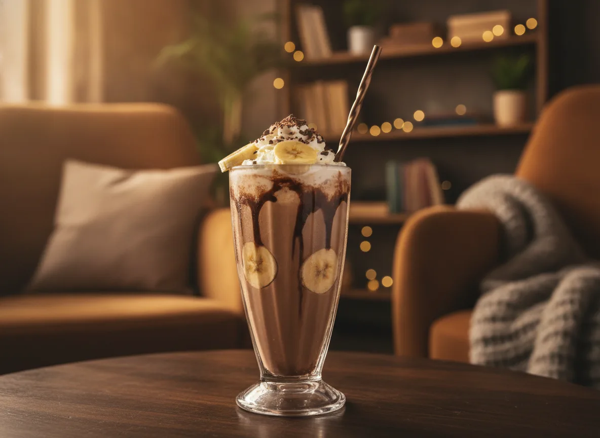 Iced Chocolade Banaan